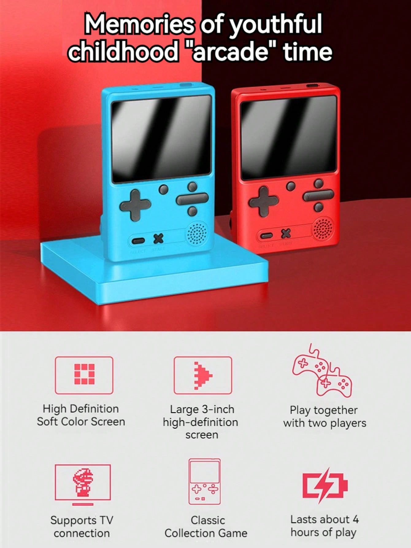 A Game Handheld New Handheld Game Console 500 Games Retro Handheld