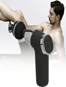 Massageador Pistola Elétrico Profissional Muscular Original - Preto - Visão 2