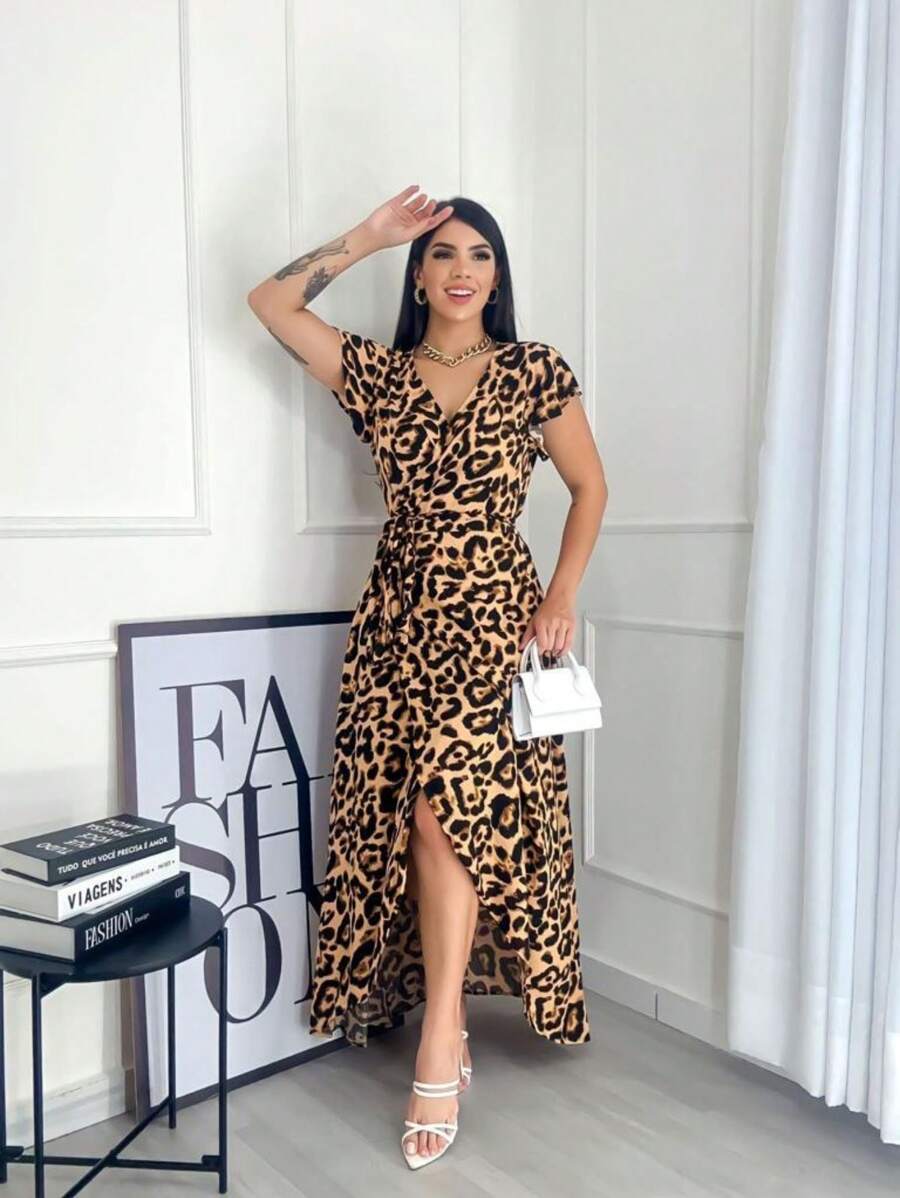 Women Dresses - Mocha Brown - View 1