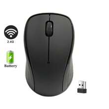 2.4G Desktop And Laptop Wireless Mouse, Ergonomic For  Dell HP Samsung And Other Well-Known Brands Of Laptops And Desktop Computers. - Black - View 2