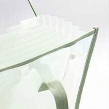 紙質整理袋,13層文件夾大容量收納袋適用於學生,透明時尚設計 - 粉色 - 查看 7