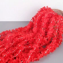 1pc Phalaenopsis Vine Wall Hanging Decor For Home, Table, Rural Style Decoration, Wedding, Spring - Red - View 5