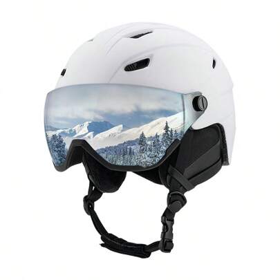 1 Set Ski Helmet Kit Adult Snowboard Helmet With Goggles, Pc Shell Protection & Eps Foam, 14 Cooling Vents For Men, Women & Youth