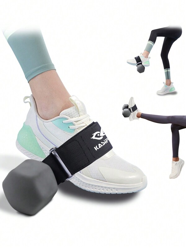 kasifei Adjustable Dumbbell Strap Weighted Ankle Weights Used For Shin Training, Leg Curling, Lifting, Stretching, Strength Training, Foot Ring Buckle