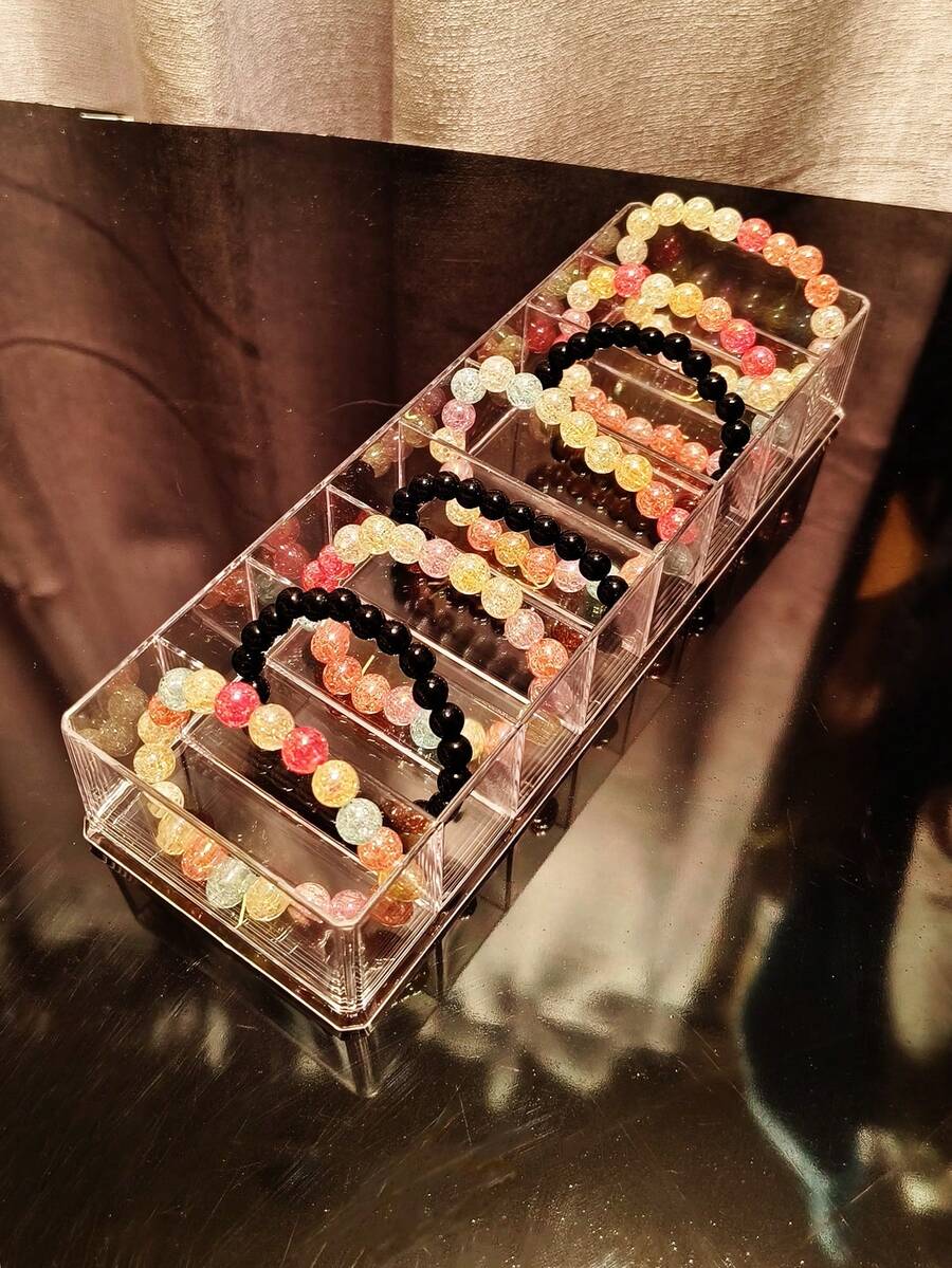 透明手鍊收納盒手錶收納架手鍊收納 - 無色 - 查看 1