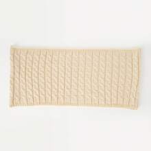1pc Women's Thick Knitted Scarf - Beige - View 2