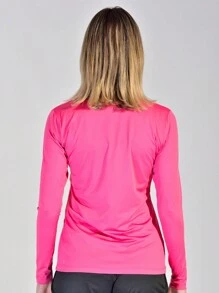 Women Sports Tees & Tanks - Hot Pink - View 3
