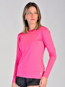 Women Sports Tees & Tanks - Hot Pink - View 2