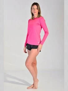 Women Sports Tees & Tanks - Hot Pink - View 4