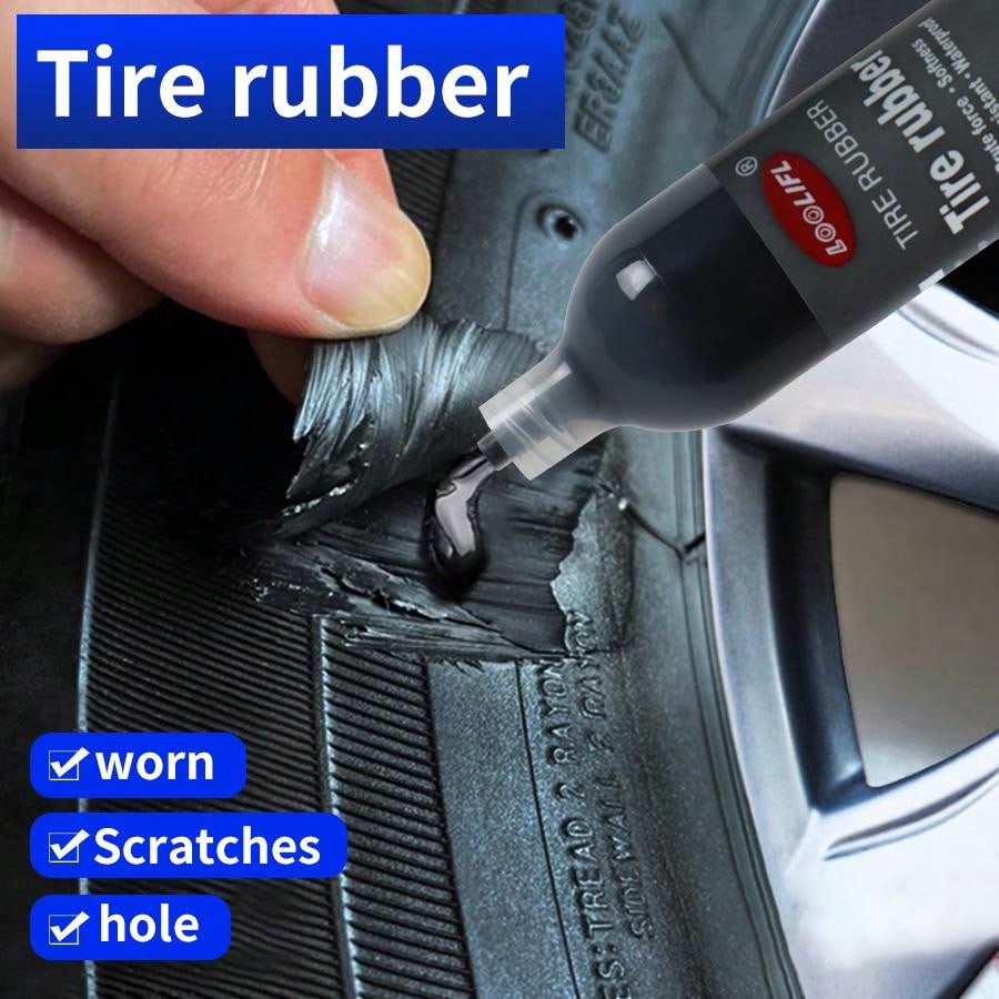 Loolifl Tire Repair Glue For Car, Motorcycle, Bicycle, Wheel, Puncture