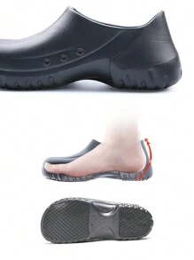 男女廚師鞋-防滑耐油防水安全工作鞋混合樓層鞋護理鞋園藝鞋室內或室外廚師木屐,適用於廚房,園藝和餐飲服務