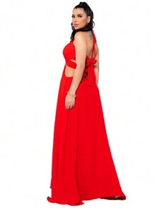 Women Dresses - Đỏ - Xem 3