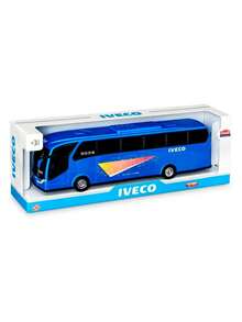 Kit 4 Onibus Brinquedo Miniatura Iveco Brinquedo Para Criança Cor: aleatório - Multicolorido - Visão 8