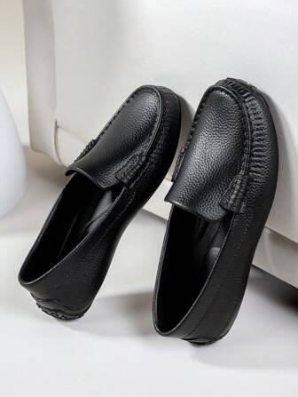 Women's Casual Shoes Black Fashionable Flat Bottom Soft And Lightweight Eva Slip-On Shoes Minimalist Women's Shoes Can Be Worn In All Seasons