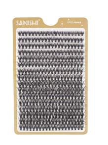 Sanishi Lashes 320 件 40D 簇状睫毛 C 卷曲浓密纤长单支仿貂皮睫毛混合托盘适用于 DIY 睫毛延长睫毛簇、睫毛簇、单根睫毛、睫毛、假睫毛 - C - 查看 6