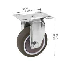 2-Inch Mute Baby Crib Wheel, With Accessories, Universal Swivel Caster And Small Castor 1.5-Inch Swivel Wheel - Flat Directional Wheel - View 6