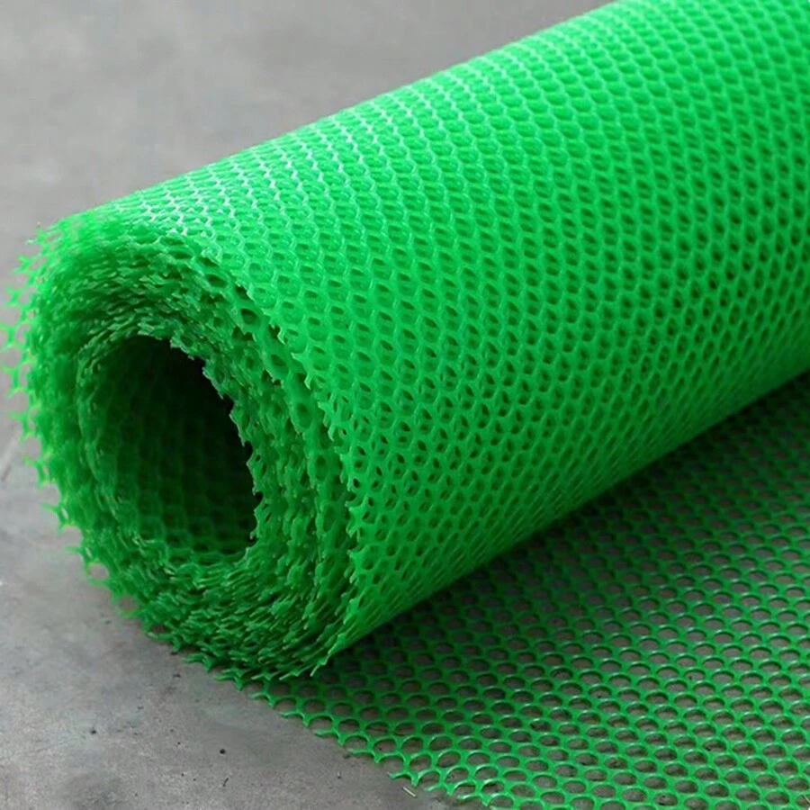 1 件綠色 19.68 英吋/50 公分寬 8 毫米孔安全網塑膠網圍欄養殖網隔離設備貓寵物雞花園塑膠防護網