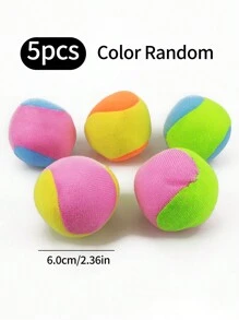 5入組隨機顏色黏球玩具,適用於兒童服飾配件 - 彩色 - 查看 6
