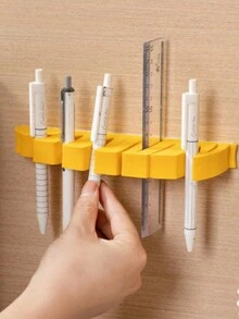 1 Pc Makeup Brush Storage Rack Bathroom Bathroom Toothbrush Holder Makeup Brush Washing And Drying Rack Leaf Type Drying Rack - Multicolor - View 6