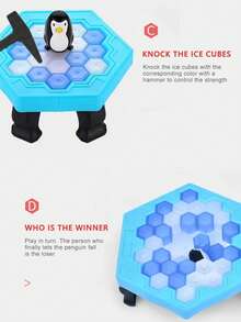 1 件腦筋急轉彎兒童玩具,拯救企鵝遊戲,親子互動益智遊戲,男孩益智玩具,生日禮物 - 彩色 - 查看 6