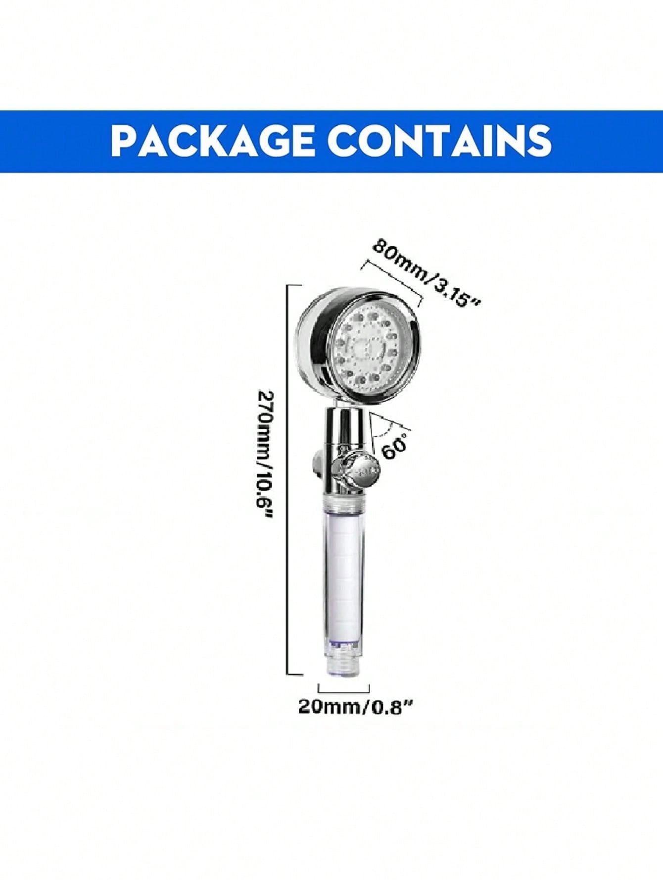 Led Shower Head, Handheld HighPressure Shower Head, Led Lights Change