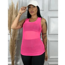 Women Outdoor Tees & Tanks - Rosa Fucsia - Ver 2