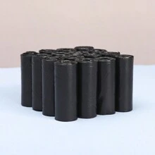 10 冊/包 寵物黑色垃圾袋（15 袋/捲） - 黑色 - 查看 2