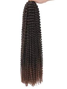 Passion Twist-haar, 45,7 Cm, 3 Packungen, Passion Twist-häkelhaar, Wasserwellen-häkelhaar, Lockiges Flechthaar - Zweifarbig - Übersicht 3