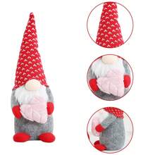 1 件新情人節抱著信封擁抱情侶娃娃擺飾創意不露面娃娃桌面裝飾配件櫥窗裝飾品 - 彩色 - 查看 6