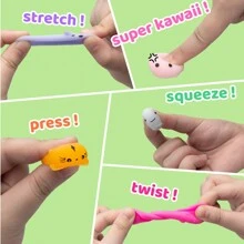 Mochi Squishy Toys For Toddlers, Mini Kawaii Squishies Bulk, Squishys Fidget Toys, Goody Bag Stuffers, Prizes For Classroom, Squishy Toys Bulk, Stress Relief Toys For Party Favors - 110 迷你件 - 查看 6