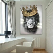 1pc Animal Prints Wall Art, Funny Elephant, Cat, Frog, Monkey, Funny Dog Canvas Poster For Kids' Room, Picture For Kids' Bedroom, Bathroom, Wall Decor, Colorful Wall Decor For Children Bedroom,No Frame - Black and White - View 3