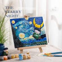 1入隨機創意石膏畫玩具,手繪禮盒, Diy塗鴉玩具,彩色填充裝飾 - 彩色 - 查看 7