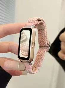 1pc Nylon Woven Elastic Adjustable Watch Band, Suitable For Band 9/8/7/6/Pro, Honor Band 7/6, With NFC