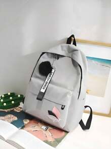 Mochila Pequeña Para Ordenador Portátil, Modernas, Elegantes y Multifuncional. - Gris - Ver 2