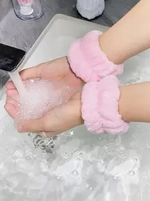 Pair Of Face Wash Wrist Straps That Prevent Splashing Water To The Cuffs For Washing, Water-Proof And Moisture-Proof Sleeves, Absorbent Hand Towels, Wristbands, Sports Plush Bracelets,Skincare,Room Decor,Home Decor,Bedroom Decor,Bathroom,Christmas Gifts,Bathroom Decor,Travel,Travel Stuff,Wedding,Christmas Party,Mom Gifts,Home,Room,House Decor,Christmas Gift,Gifts For Mom,Birthday,Pink Room Decor,Living Room Decor,Bedroom,Gifts For Men,Dad Gifts,Mushroom,New Years,Mom,Accessories,Gifts For Dad,Friends,Funny Gift