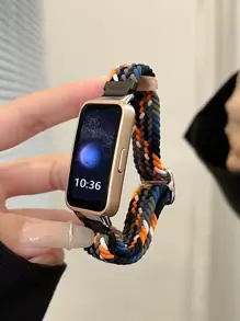 1pc Nylon Woven Elastic Adjustable Watch Band, Suitable For Band 9/8/7/6/Pro, Honor Band 7/6, With NFC