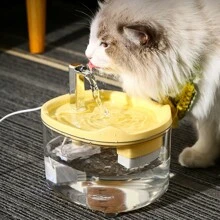 Usb Power Cord 1500ml Pet Water Fountain With Filter, Automatic Circulation, Large Capacity For Cats & Dogs - Multicolor - View 1