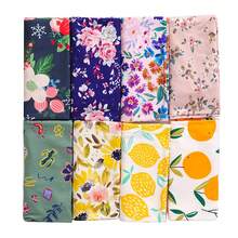 2入組印花新生兒嬰兒包被+帽子,適用於0-12個月嬰兒,四季通用 - 白色 - 查看 3