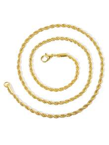 Nam Tối giản Vòng cổ dây  , Đối với Đồ trang sức Qủa tặng Và Buổi tiệc - Vàng - Xem 1