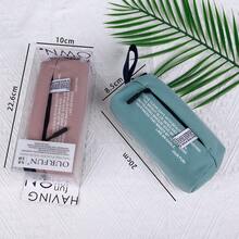 1入組大容量牛津布筆袋,防水&耐磨儲物袋,適用於小學、中學和高中學生,中性設計 - 藏蓝色 - 查看 2