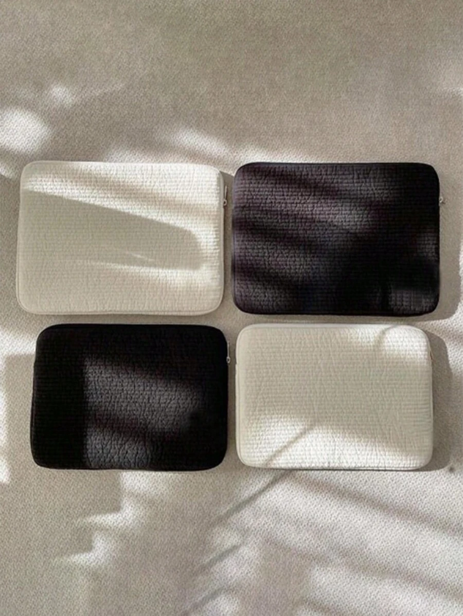 1入11" 13" 15" 刺繡多功能平板電腦內袋手提電腦收納袋，適用於 MacBook、iPad、HP、Dell、Acer Chromebook、Surface Notebook 等手提電腦公文包