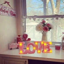 1個情人節愛心led霓虹燈,用於浪漫求婚和裝飾 - 紅色 - 查看 1