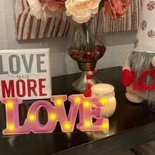 1個情人節愛心led霓虹燈,用於浪漫求婚和裝飾 - 紅色 - 查看 4