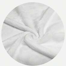 Modern Simple Style Printed Flannel Blanket, Warm And Soft Bedding - Hot Pink - View 6