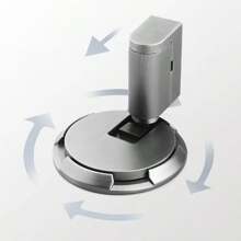 1入組鋅合金可調節防風機械地吸門挡,無需鑽孔,自鎖,靜音,防撞,磁力隱形 - 彩色 - 查看 7