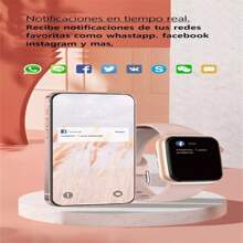 Reloj inteligente deportivo profesional T800 Pro Max pulsera de conteo de calorías de 1,99 pulgadas - Rojo - Ver 7