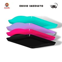 Kit With 2 Decorative Party Trays 20x13cm Various Colors - Màu vàng - Xem 2