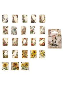 46入組失落花園主題diy手帳貼紙,適用於裝飾筆記本、相簿、水瓶、筆記型電腦、手機等。玩具和遊戲,藝術、手工藝品和縫紉用品。 - 彩色 - 查看 10