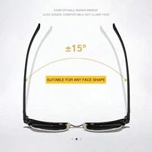 1 件鏡面綠色女式時尚復古方形偏光太陽眼鏡適合戶外駕駛釣魚旅行裝飾豪華品牌設計師 Uv400 防紫外線防眩光眼鏡 - 綠色 - 查看 6