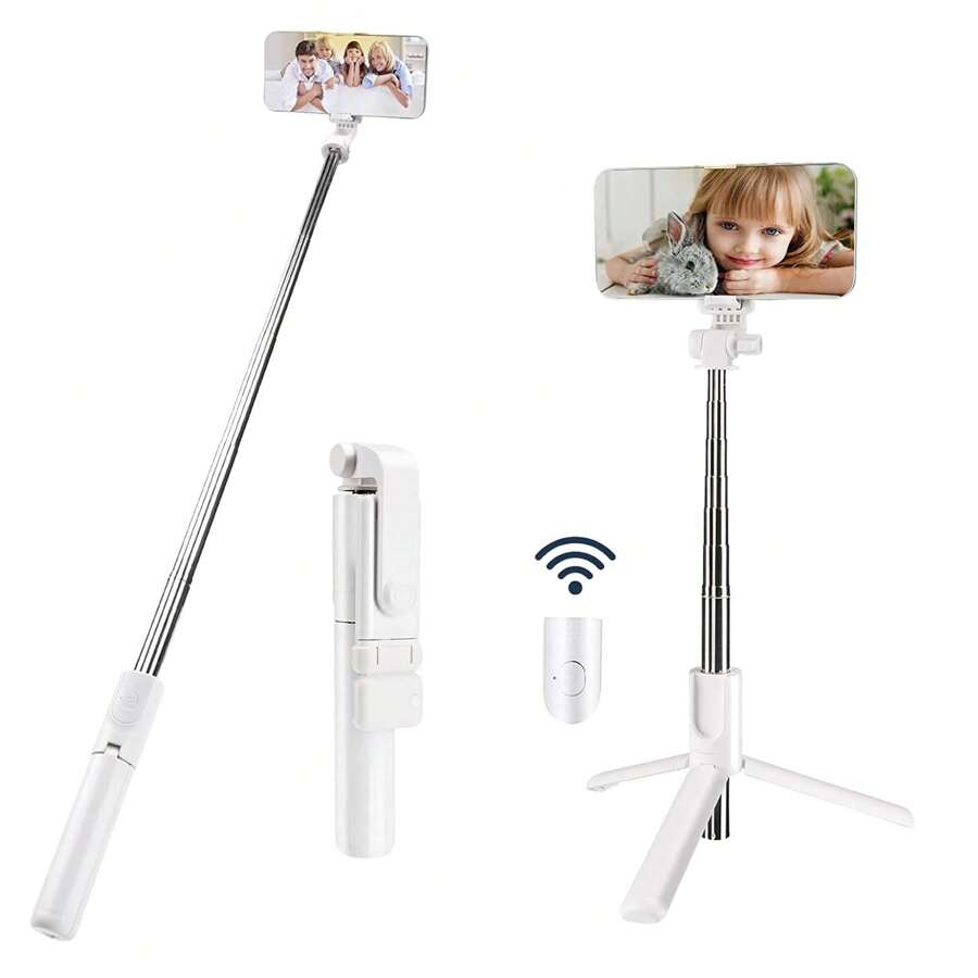 Tripie para Celular,Selfie Stick Bluetooth Trípode para Móvil ,360°Rotación Extensible Palo Selfie Trípode para Transmisión en Vivo Al Aire Libre/Fotografía,Android Ios y Otros Celular Inteligentes,Selfie Stick Tripod 3 en 1, Bluetooth Selfie Stick con control remoto, trípode portátil retráctil con rotación de 360 ​​°, compatible con varios teléfonos, adecuado para viajar, fotos y videos Selfie,Tripode de paloh ad de selfie inalambrico plegable con obturador bluetootecuado para soporte de transmision en vivo de telefonos moviles,Tripié portátil 6 en 1 con soporte para celular control bluetooth y espejo. Palo selfie stick 360 grados rotacion monopod extensible facil de usar must para viajes,Baston De Selfie Con Trípode Extensible Para Teléfono Celular - Portátil, Plegable, Control Remoto, Compatible Con Smartphones Iphone/samsung/android